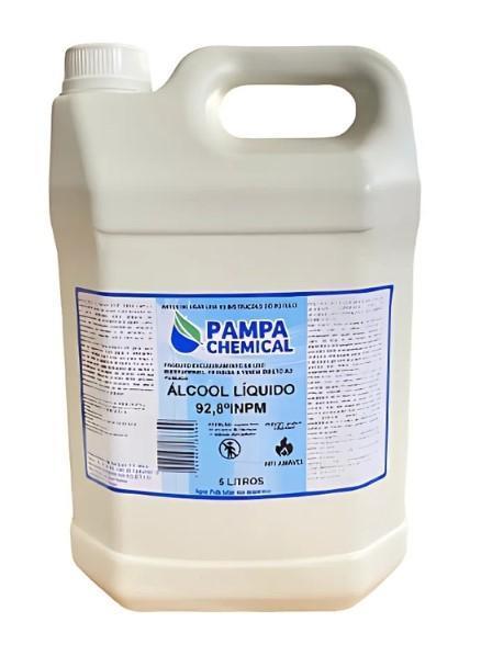 Alcool Líquido 92,8° 5L, PAMPA