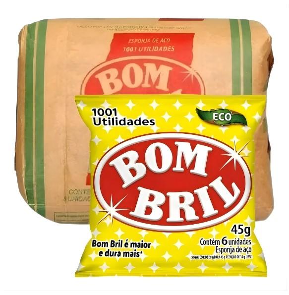 Esponja de Aço 45gr, BOMBRIL