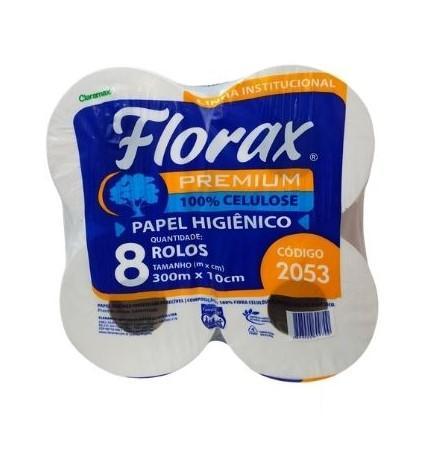 Papel Higiênico Rolão 300m Bco Luxo Premium, FLORAX