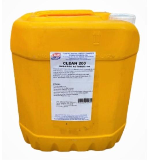 Shampoo p/veículos c/silicone, Clean 200, 25L, CLEANVALE