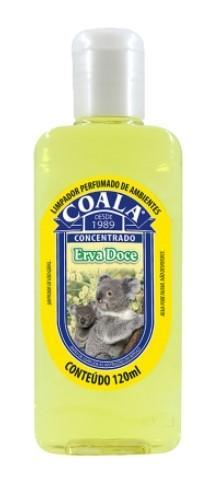 Essência Limpador Perfumado Conc., Erva Doce, 120ml, COALA