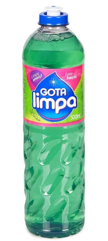 Detergente Líquido Limão 500ml, GOTA LIMPA