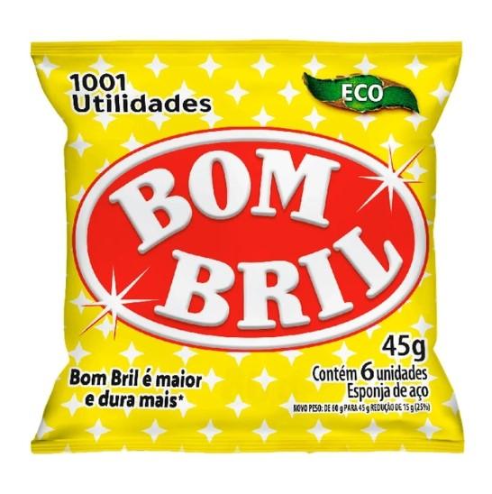 Esponja De Aço 45gr, BOMBRIL