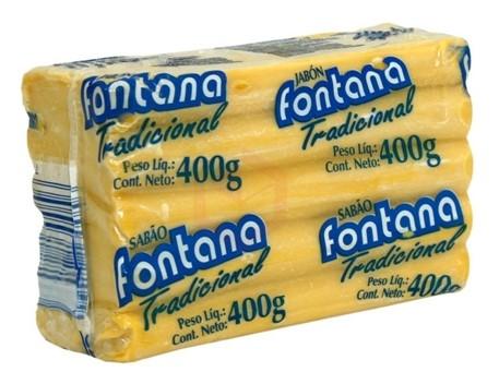 Sabão Tradicional Amarelo 400gr, FONTANA