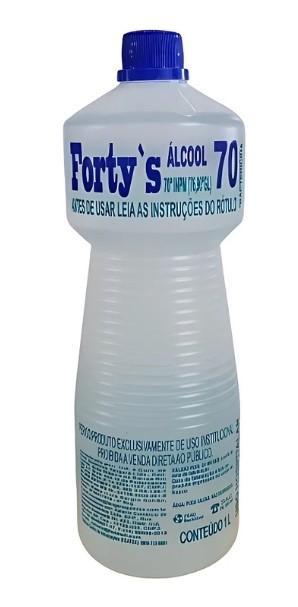 Alcool Líquido 70° 1L (INPM), FORTYS