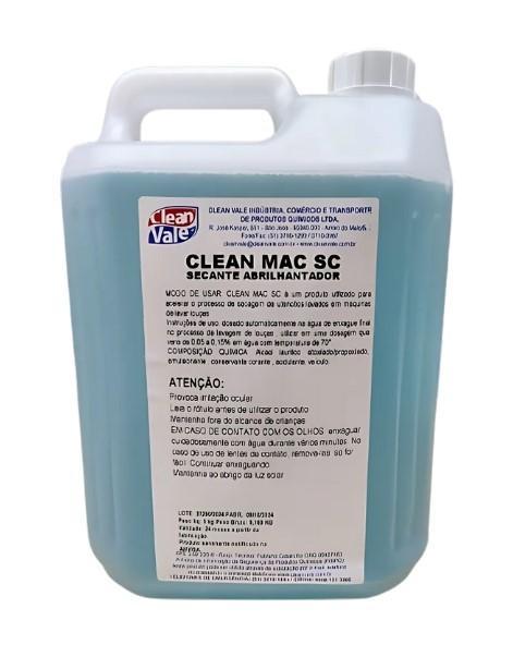 Secante Para Máquina De Lavar Louça CLEAN MAC, 5L, CLEANVALE