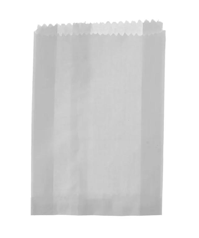 Saco De Papel Branco Viagem, 30gr, 40x22, LIDICI