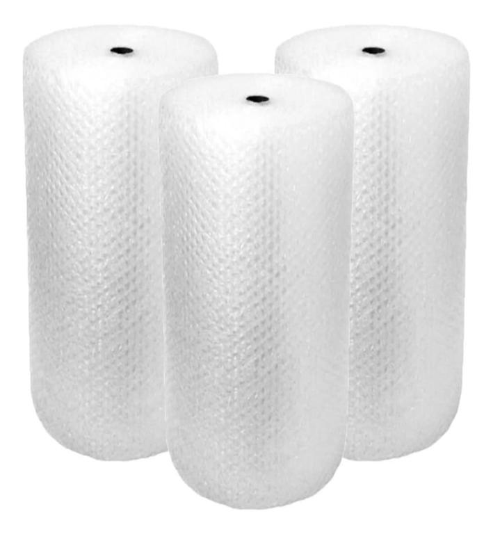 Plástico Bolha Virgem Soft, 120cmx100m, 2,30kg (0.30mc), POLIPLAX