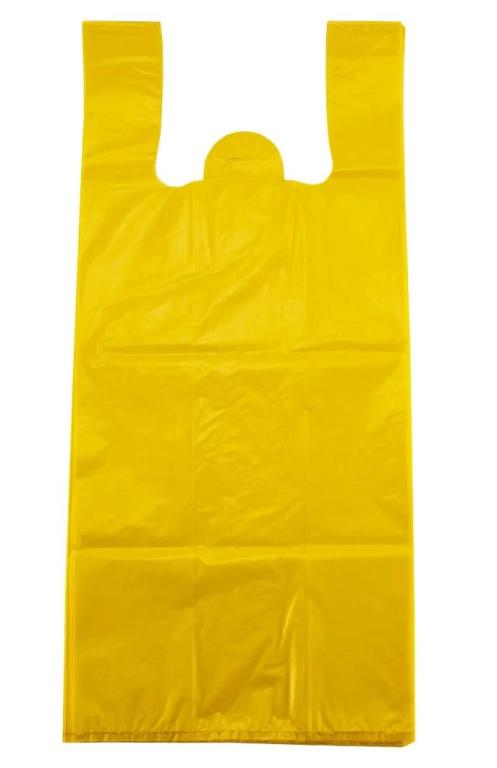 Sacola Reciclada Amarela 100cmx100cm, POLIPLAX