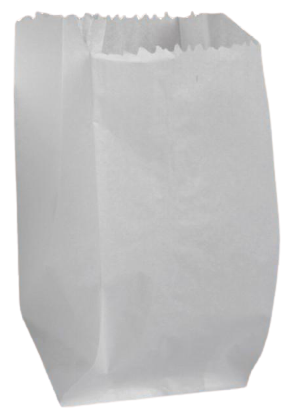 Saco De Papel Branco Pipoca N°3 (35g), LIDICI