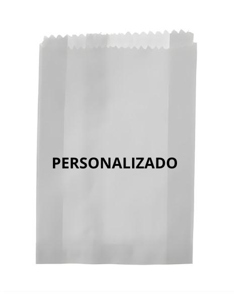 Saco De Papel Branco Viagem, 30gr, 40x22, Personalizado, LIDICI