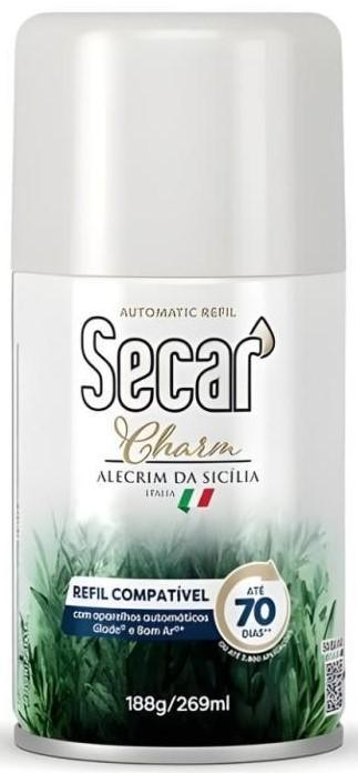 Refil p/aparelho Spray Automático, Charm Alecrim Da Silicia, 250ml, SECAR