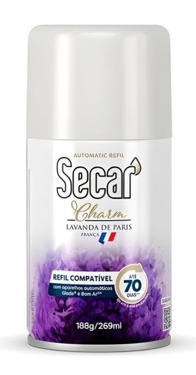 Refil p/aparelho Spray Automático, Charm Rosas De Amsterdã, 250ml, SECAR