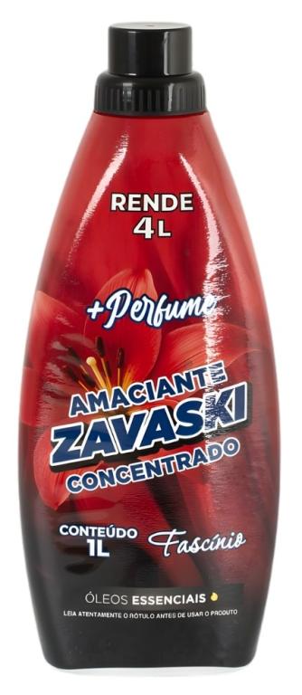 Amaciante Concentrado 1L, Fascínio, ZAVASKI