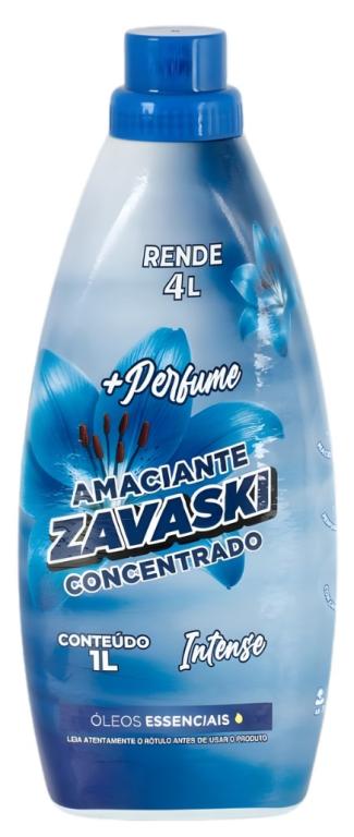 Amaciante Concentrado1L, Intense, ZAVASKI