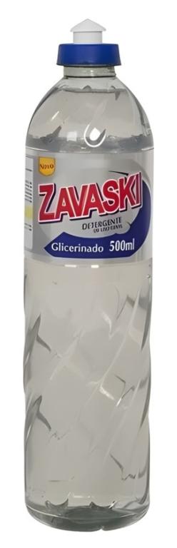 Detergente Líquido Glicerinado 500ml, ZAVASKI