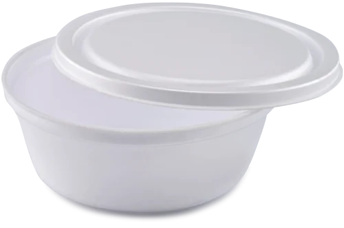 Marmita Redonda De Isopor FM110 (1.100ml), C/Tampa, FIBRAFORM