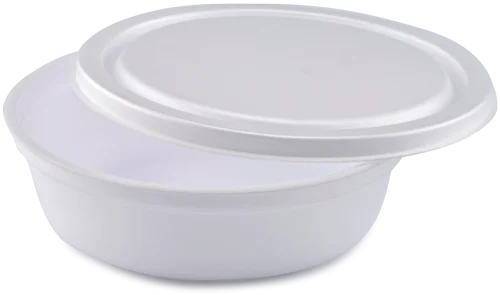 Marmita  Redonda De Isopor FM75 (750ml), C/Tampa, FIBRAFORM