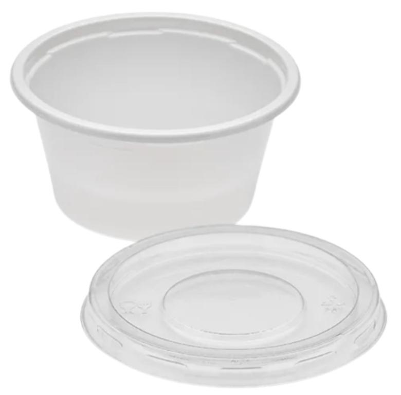 Pote de Molho C/Tampa Branco F695, 30ml, FIBRAFORM