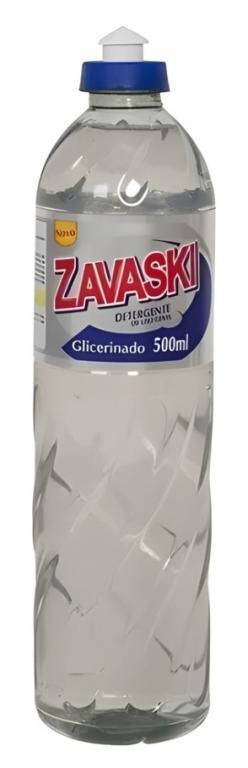 Detergente Líquido Glicerinado 500ml, ZAVASKI