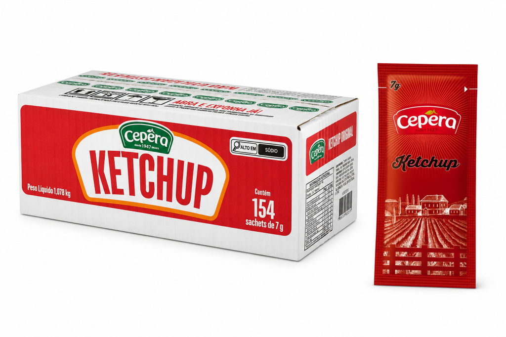 Ketchup Sachê 7g, CEPERA