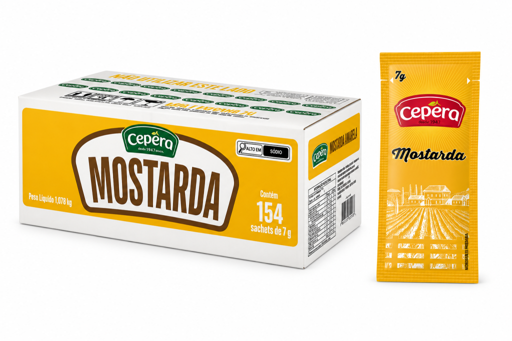 Mostarda Sachê 7g, CEPERA