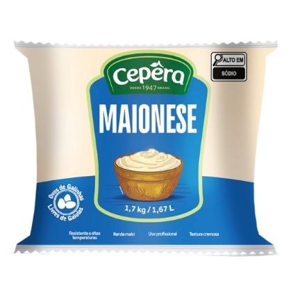 Maionese Sachê 1,7kg, CEPERA