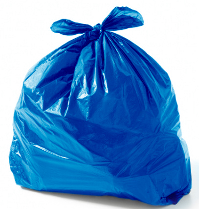 Saco de Lixo 200L (0.10) Azul 100x144