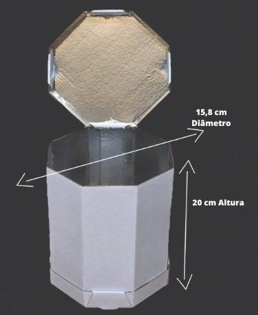Caixa Para Torre de Batata Tam M, 20cm de Altura, MK