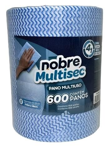 Pano Multiuso Multisec, 20cmx240m, (600 Panos), Azul, NOBRE
