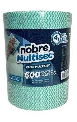 Pano Multiuso Multisec, 20cmx240m, (600 Panos), Verde, NOBRE
