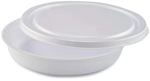 Marmita Redonda De Isopor FM50 (500ml), C/Tampa, FIBRAFORM