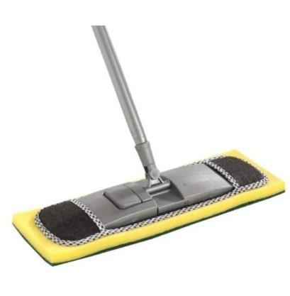 Rodo Esfregão Mop Abrasivo Plus, C/CABO Articulado, (14cmx47cmx133cm), ALKLIN
