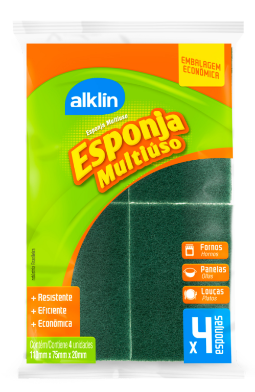Esponja Multi-uso 1x4und., ALKLIN