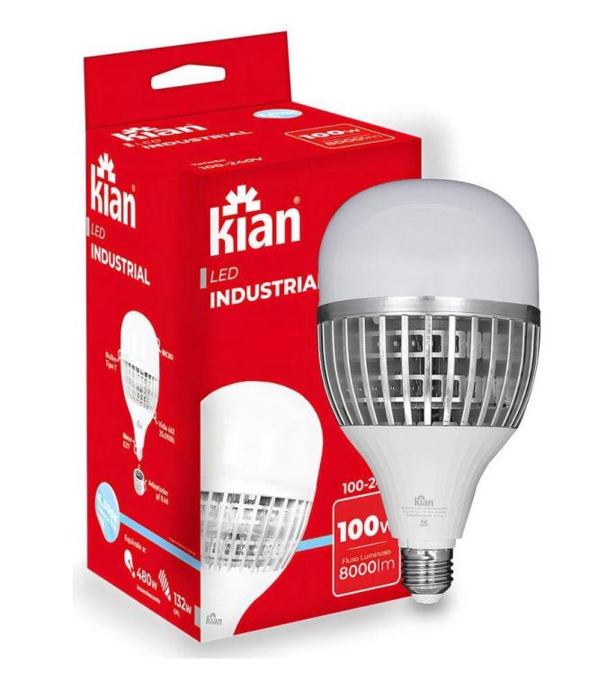 Lampada Led Industrial Bulbo 100w (480w/132w) Biv, KIAN