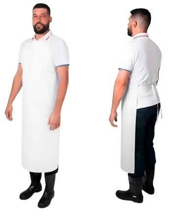 Avental Vertice Nylon Branco 70cmX120cm, CENCI