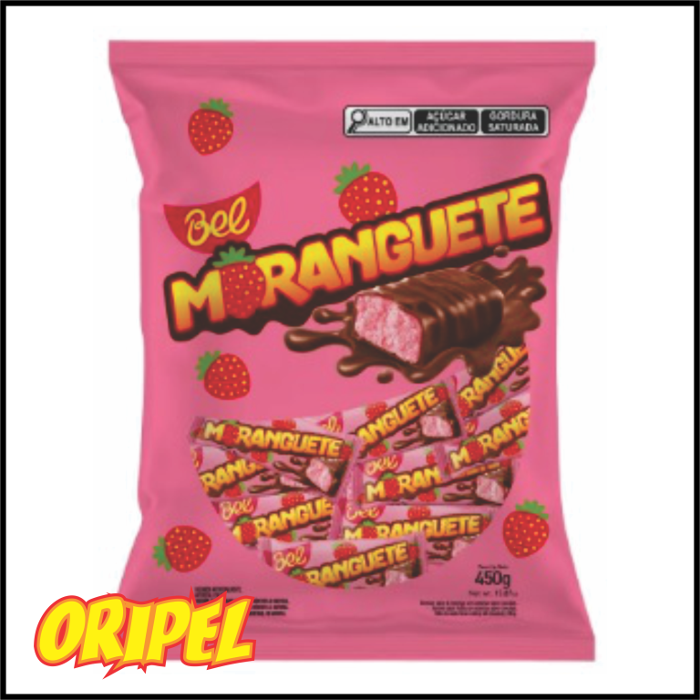 BEL BOMBOM MORANGUETE 9G BAG 450G/±50 UN