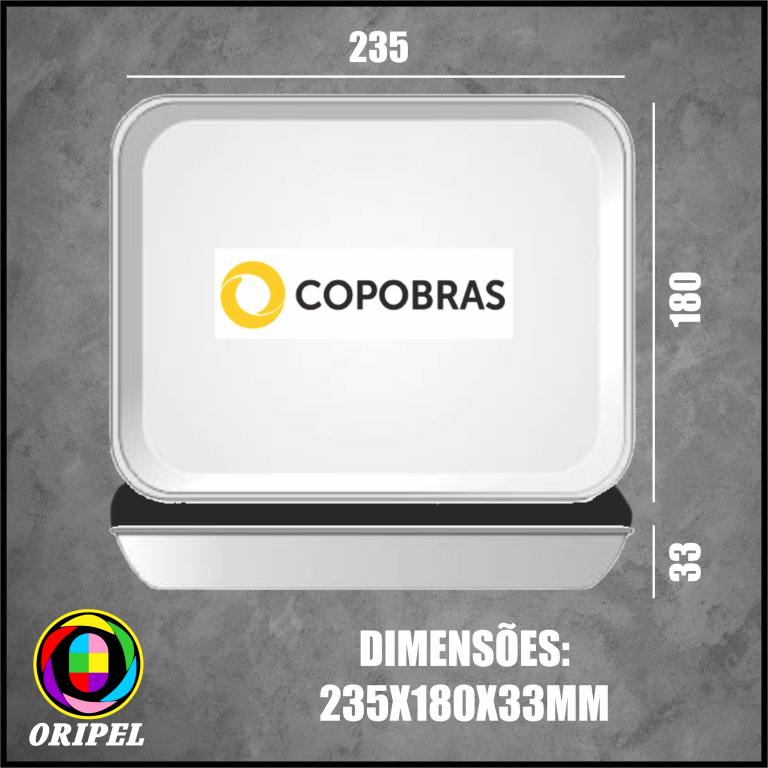 BANDEJA B3 FUNDA EPS BRANCA DIVERSOS 020 UN