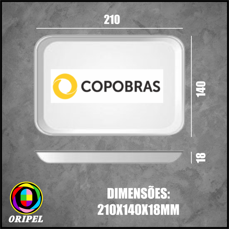 BANDEJA B2 RASA EPS BRANCA DIVERSOS 020 UN
