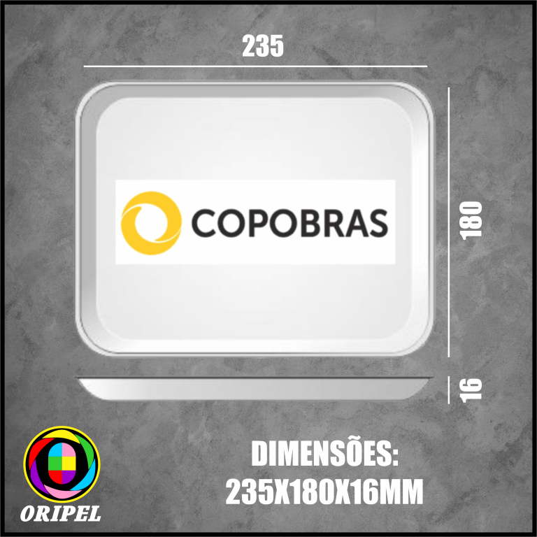 BANDEJA B3 RASA EPS BRANCA DIVERSOS 020 UN
