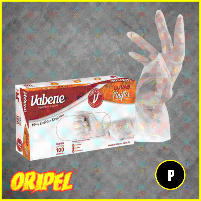 LUVA VINIFLEX P VABENE 100UN