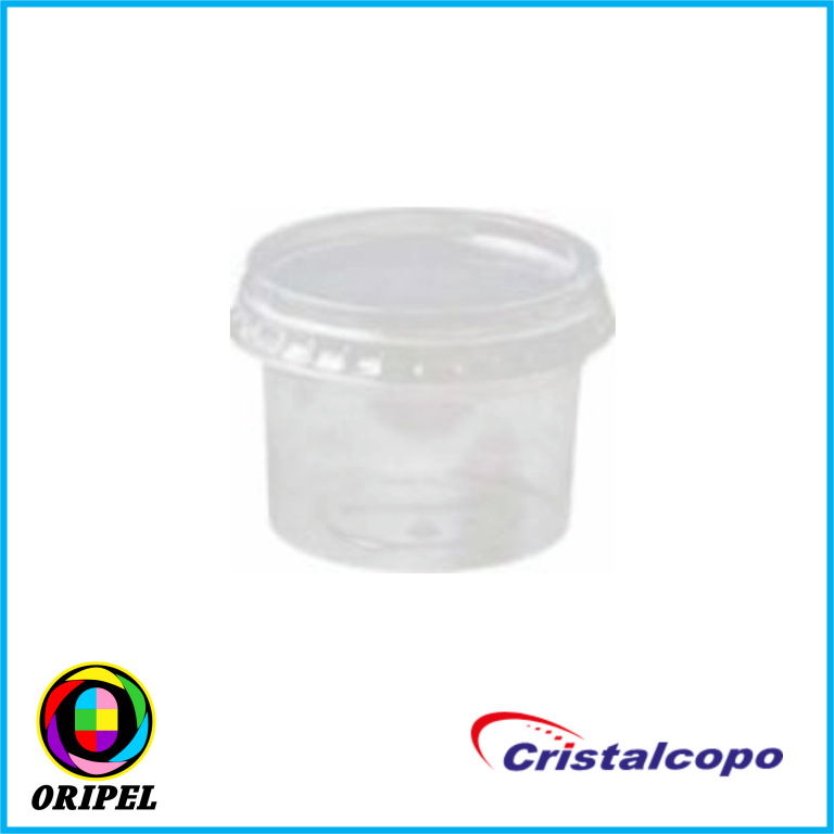 KIT POTE RED.C/TAMPA 0145ML CRISTALCOPOS 25UN