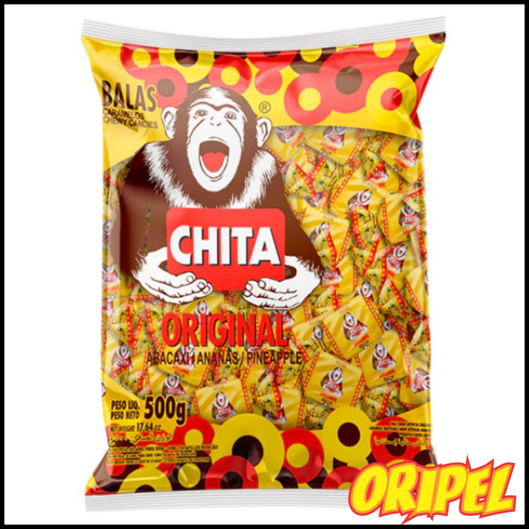 BALA CHITA ORIGINAL ABACAXI CORY 100UN/500G