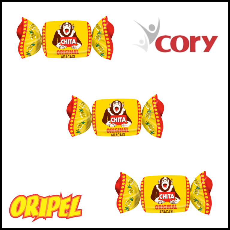 BALA CHITA ORIGINAL ABACAXI CORY 100UN/500G