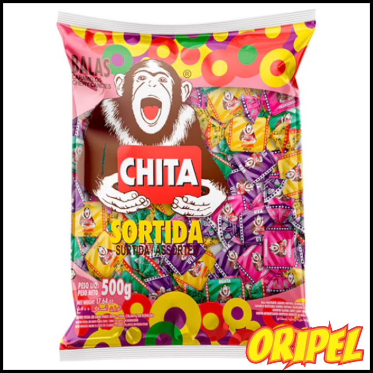BALA CHITA SORTIDAS CORY 100UN/500G