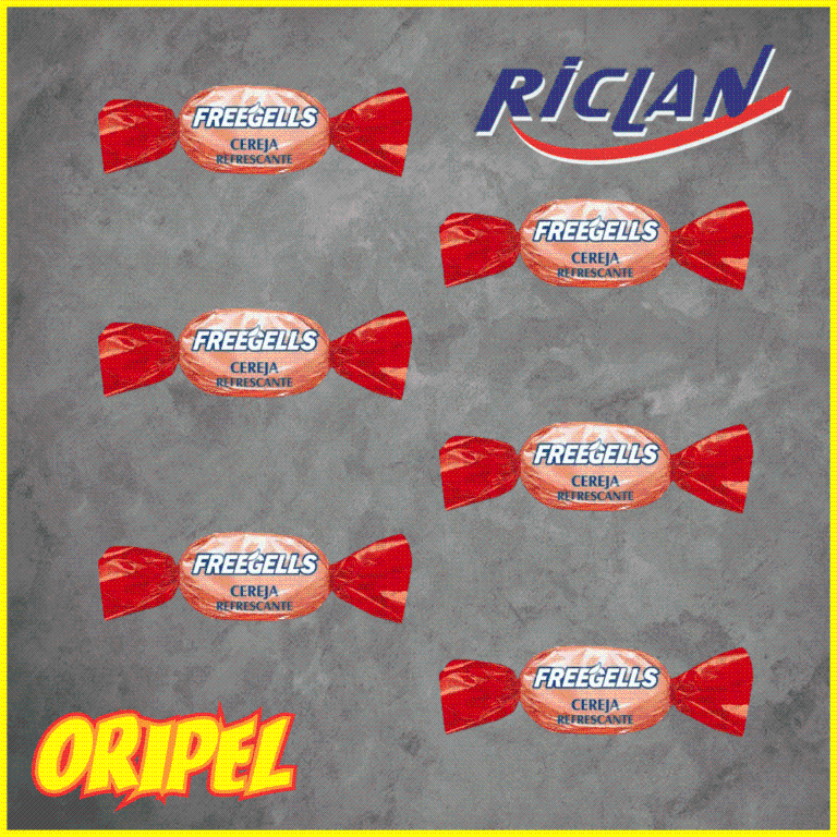 BALA REFRESCANTE CEREJA FREEGELLS ±115UN/475G