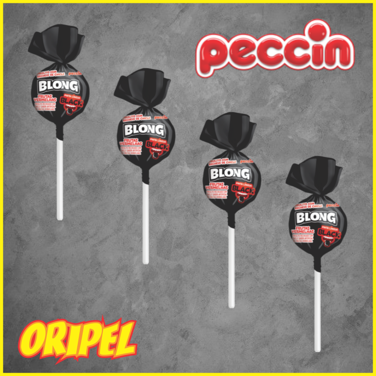 PIRULITO BLONG 12 BLACK PECCIN 50UN/600G