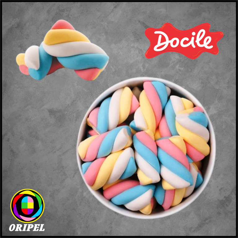 MARSHMALLOWS TWIST COLOR 1 AZ/BC/RS/AM DOCILE 250G