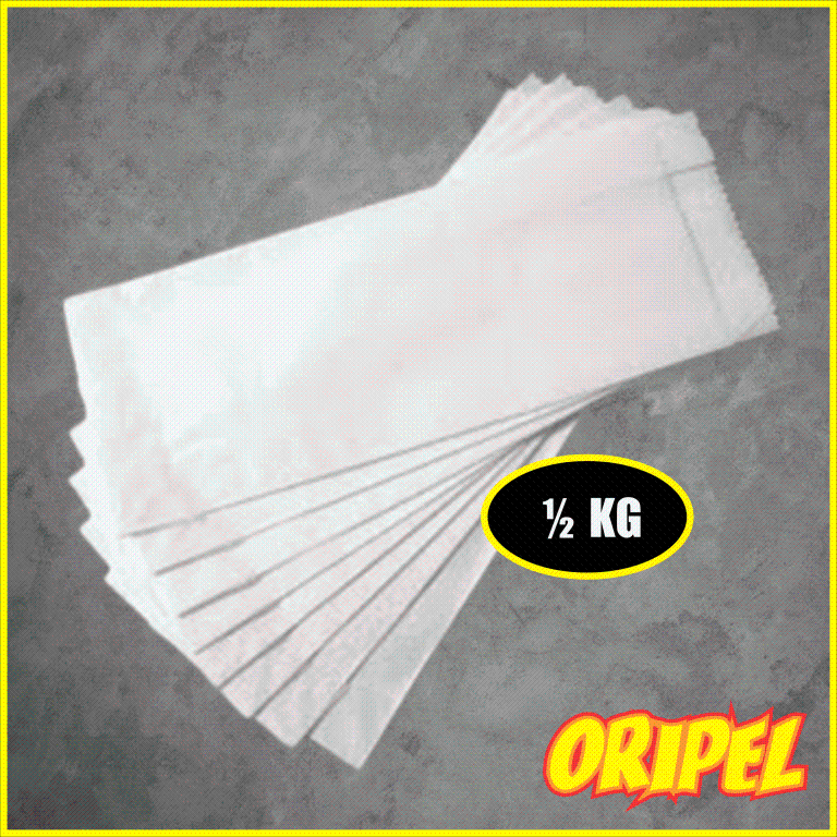 SACO PAPEL BRANCO EMBALEBEM 1/2KG 500 UN