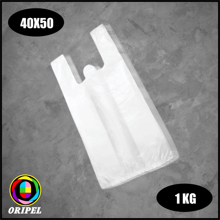 SACOLA BRANCA 40X50 REF.RECICLADA 1 KG